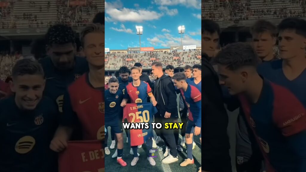 Frenkie De Jong has told the club that he wants to stay