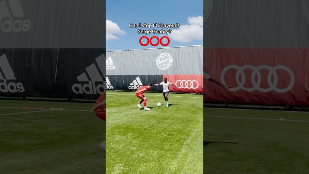 Kann ich Serge Gnabry verteidigen? ⚽️ #football #soccer #fussball