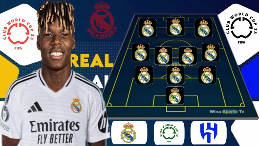 DEBUT NICO WILLIAMS ✍️ REAL MADRID VS AL HILAL 2025 - REAL MADRID PREDICTED LINEUP WITH N.WILLIAMS