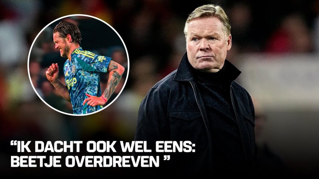 RONALD KOEMAN over WOUT WEGHORST: "Dit is NIET GESPEELD"