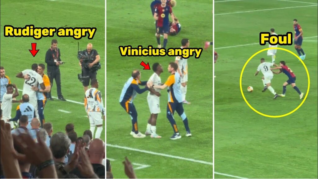 Antonio Rudiger rages at referees and sees red card in 2025 Copa del Rey final vs Barcelona