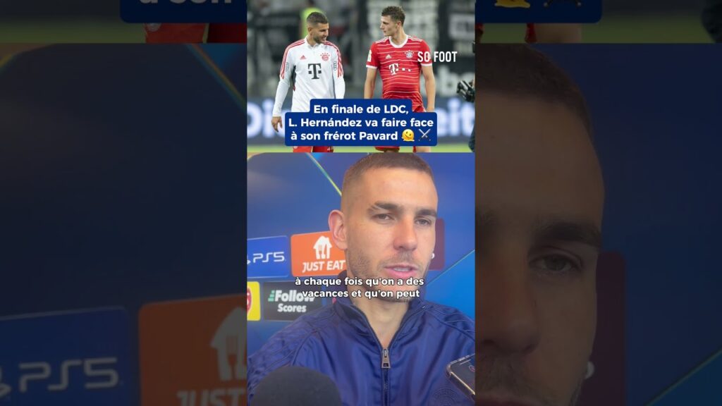 Inter-PSG et les retrouvailles Pavard-Hernández 💘 (journaliste: Jérémie Baron) #footballshorts #psg