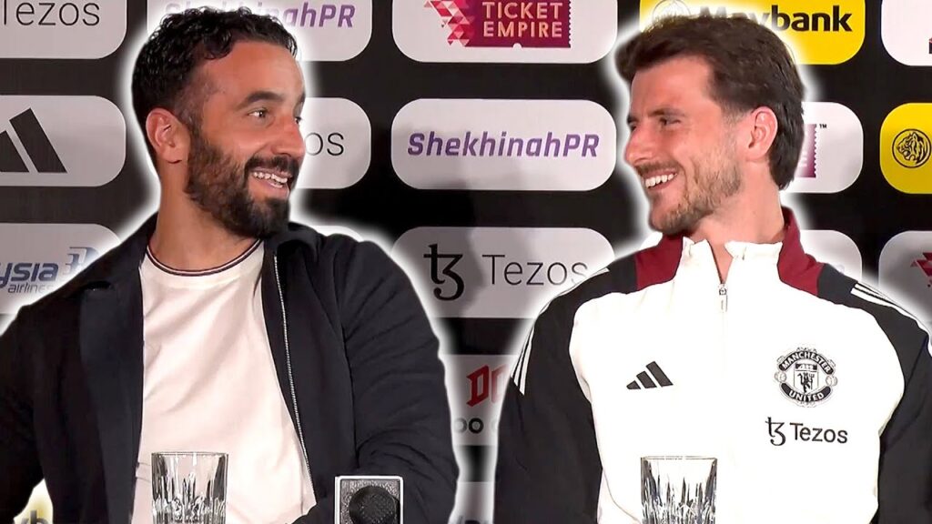 'BRUNO FERNANDES REALLY IMPORTANT FOR US!' | Ruben Amorim, Mason Mount | ASEAN All Stars v Man Utd