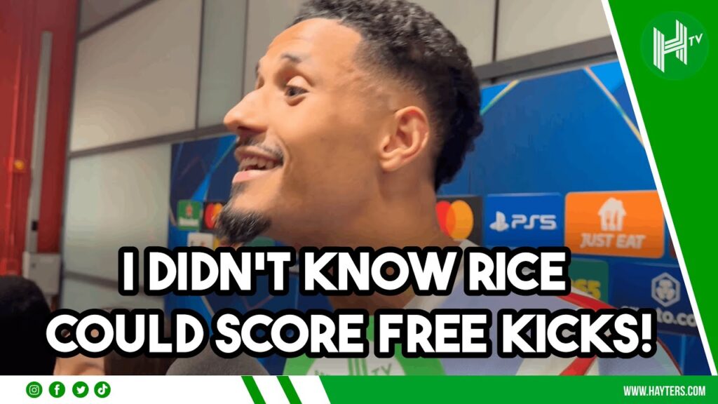 I DIDN'T know Rice could do that! William Saliba | Arsenal 3-0 Real Madrid
