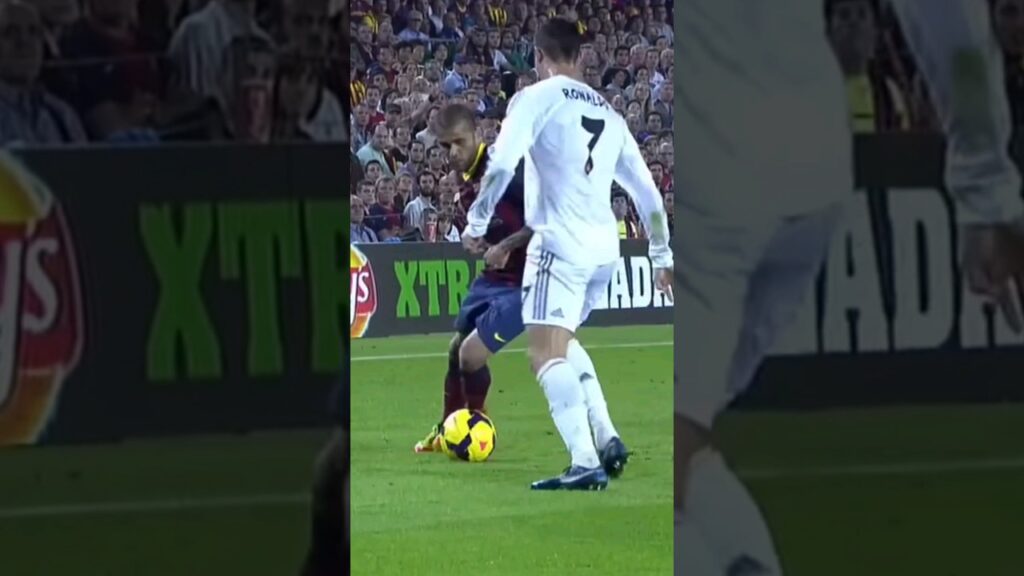 Quand Dani Alves mettait un petit pont de fou à Cristiano Ronaldo ⚽️🔥🤙