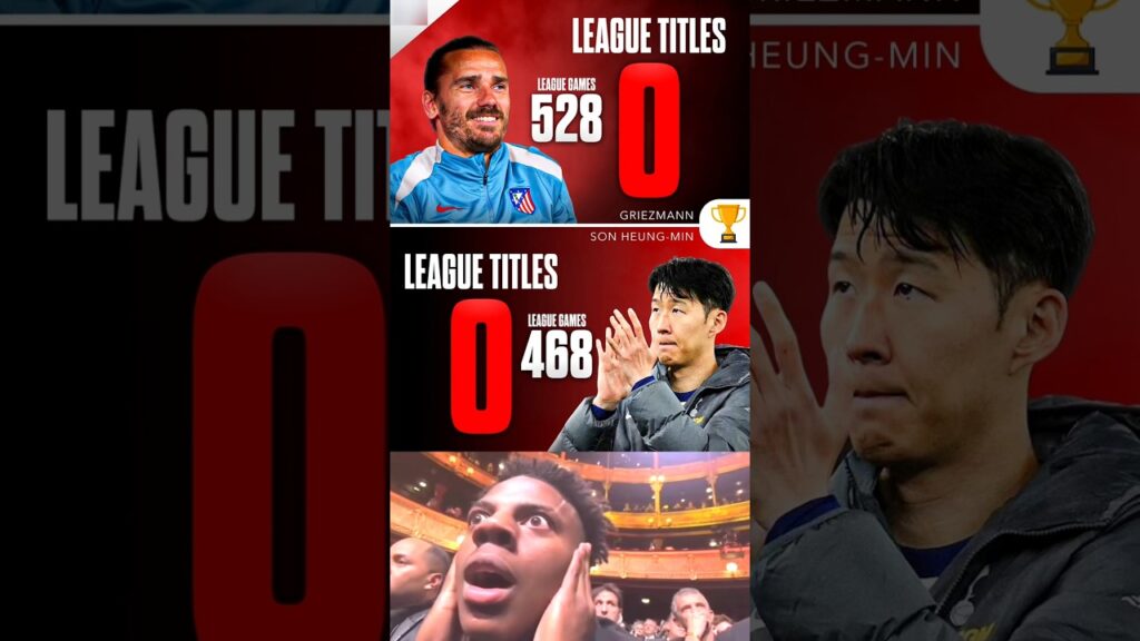 Antoine Griezmann And Heung-Min Son Have Won 0 League Titles In Their Careers🤔🤫🤯