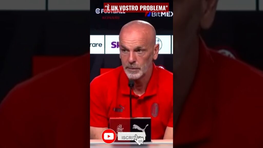 Mister Pioli su De Ketelaere "È un problema vostro, non mio"