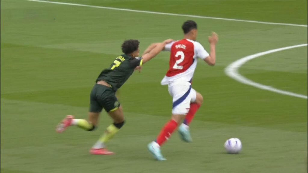 William Saliba Masterclass vs Brentford! 🔥