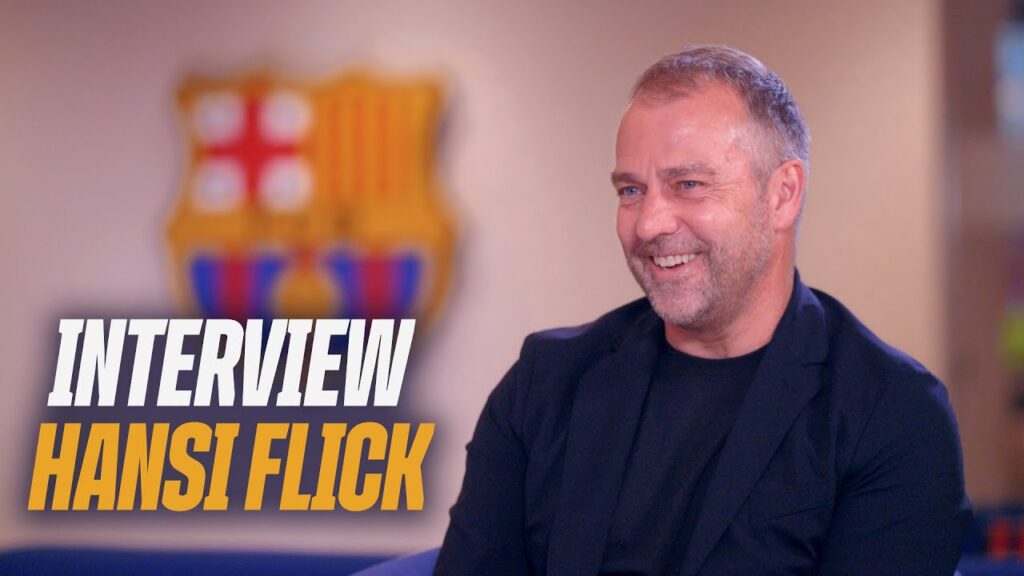 'WE HAVE TO KEEP MOVING FORWARD' | INTERVIEW WITH HANSI FLICK | FC Barcelona 🔵🔴