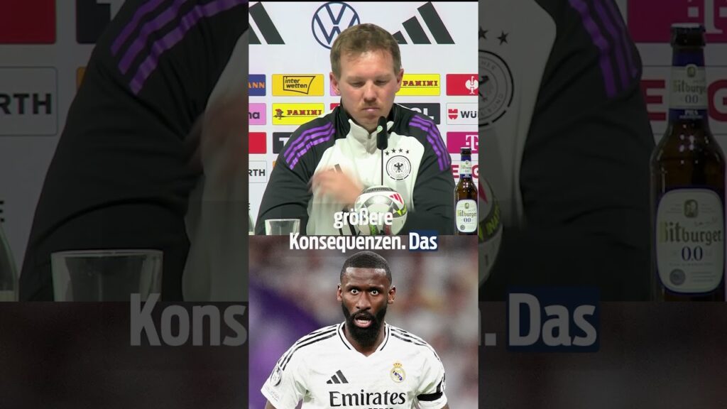 Julian Nagelsmann mit deutlicher Warnung an Antonio Rüdiger #shorts