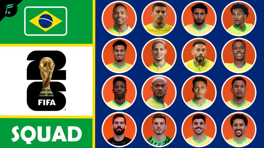 🟡 BRAZIL SQUAD 🇧🇷 ● FIFA World Cup 2026 Qualifiers CONMEBOL in June 2025 | FAN Football