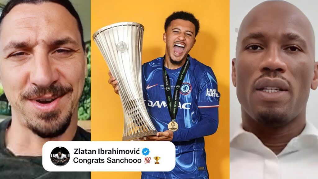FAMOUS REACTION ON SANCHO WINS FIRST TROPHY WITH CHELSEA | Real Betis 1-4  Chelsea