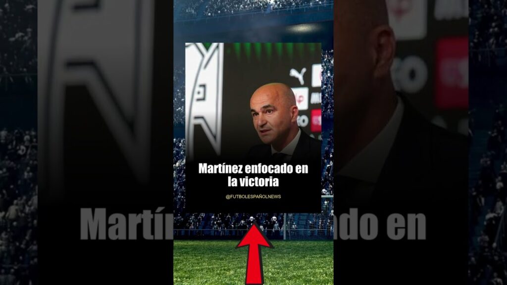 Roberto Martínez ignora rumores sobre su salida: 'Estoy aquí para ganar' #Shorts