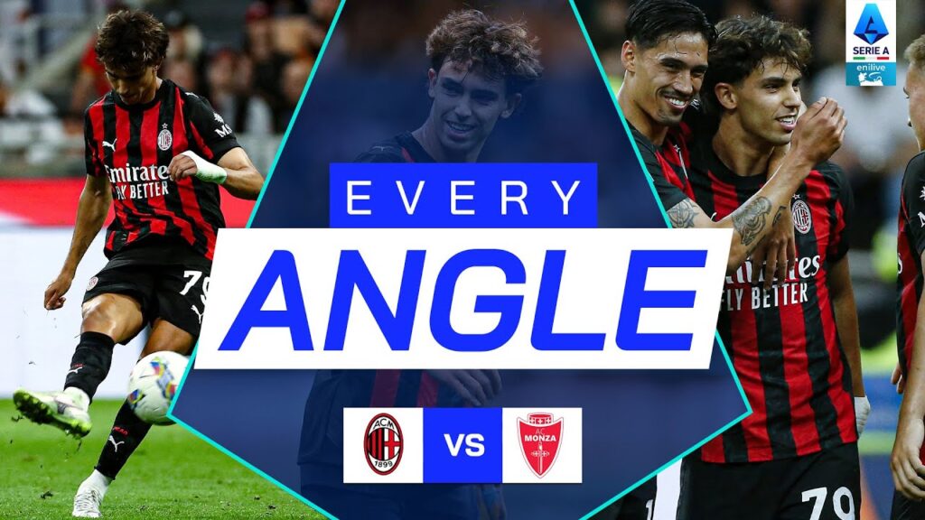 Joao Felix’s Perfect Free-Kick | Every Angle | Milan-Monza | Serie A 2024/25