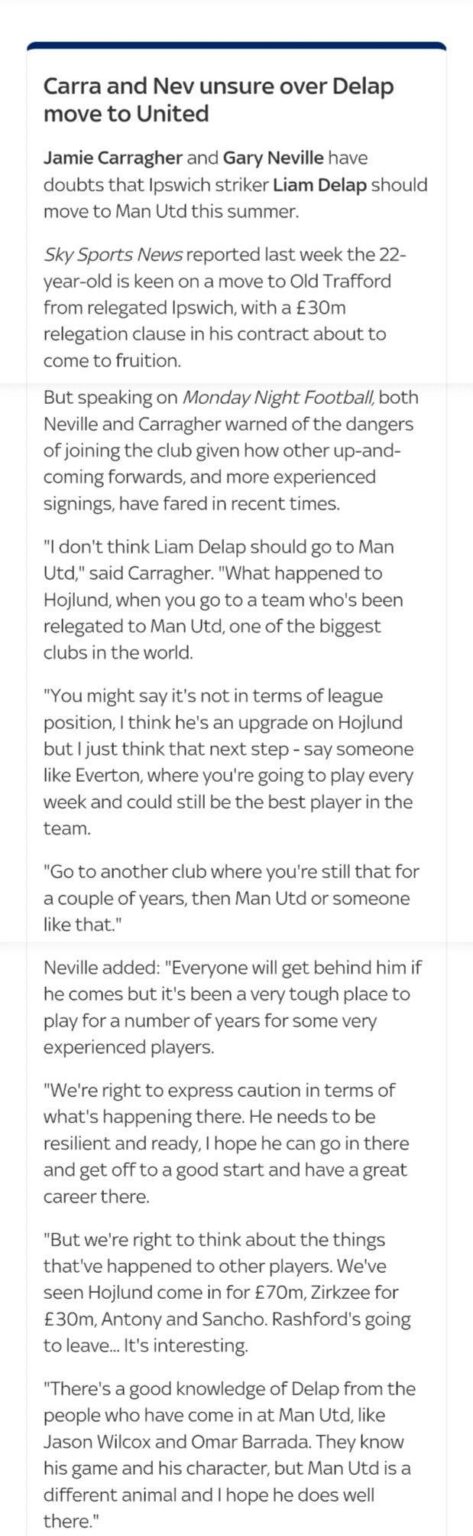 Carragher & Neville on Delap