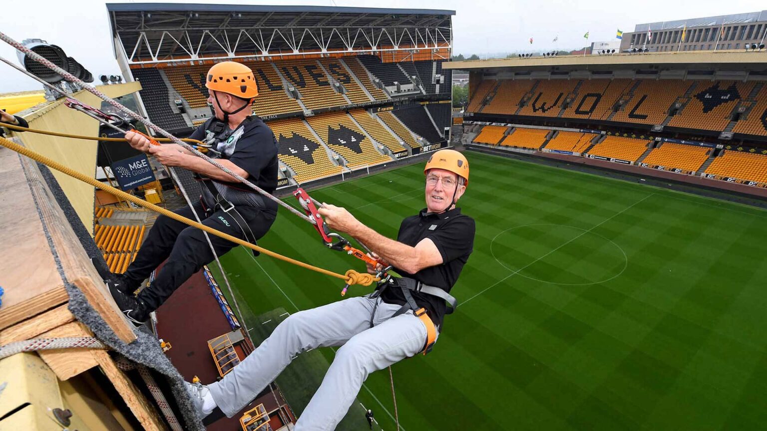 Abseil Molineux with the Wolves Foundation