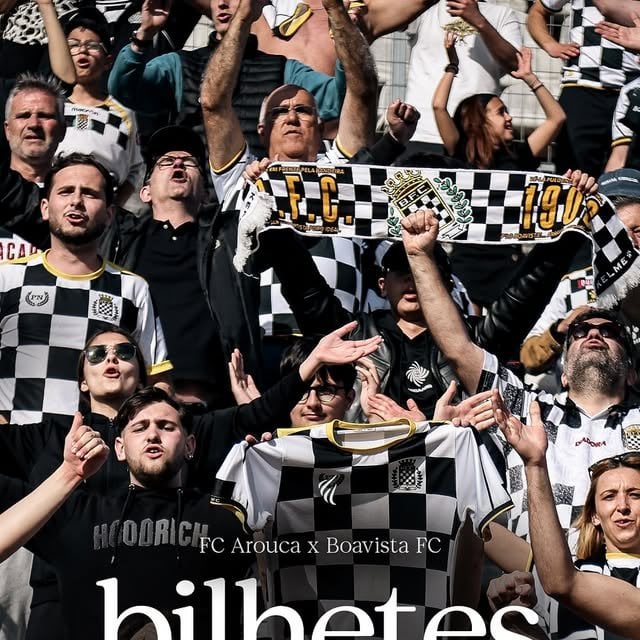 Bilhetes esgotados para Arouca