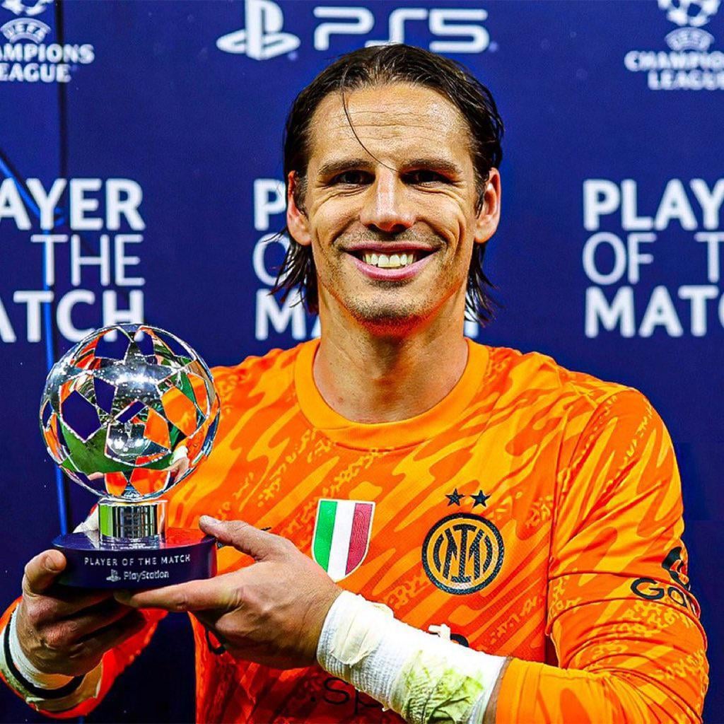 Yann Sommer with his MOTM award!