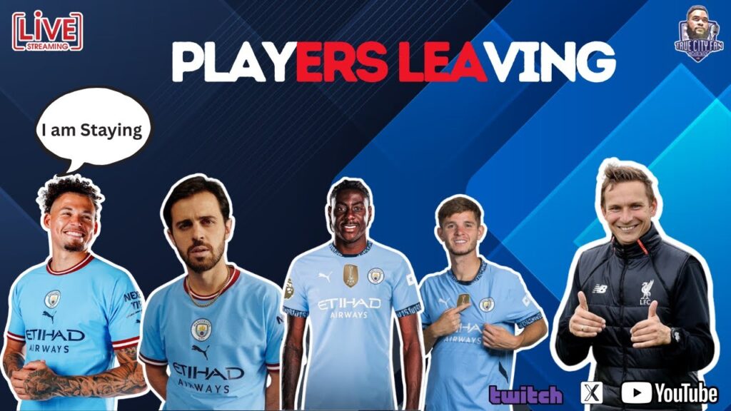 Update on Players Leaving Man City & Pep  Lijnders joining City