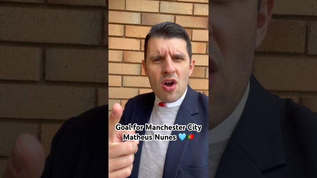 Goal for Man City 🩵 Matheus Nunes 🇵🇹#nunes #mancity #portugal #manchestercity #footballshorts