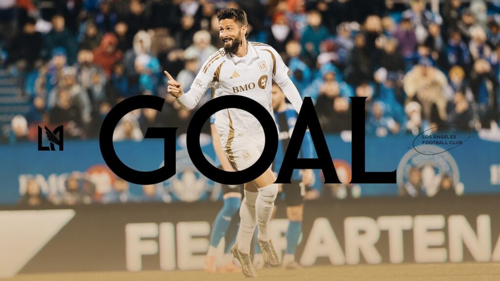 Olivier Giroud scores an equalizer in Montréal!