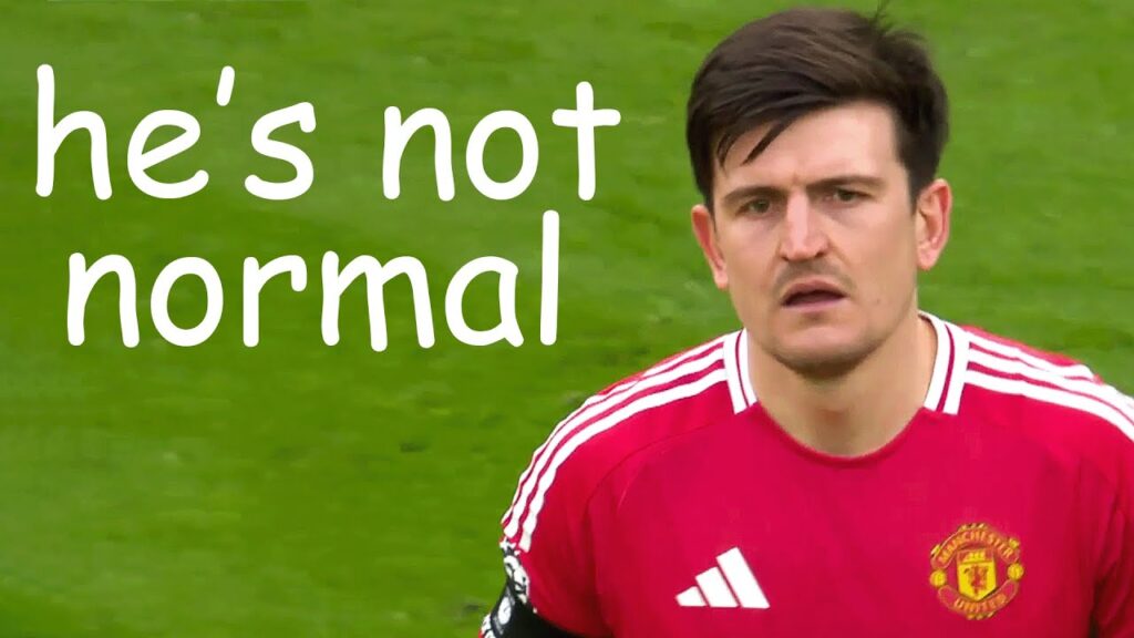 When Harry Maguire decides to play striker...