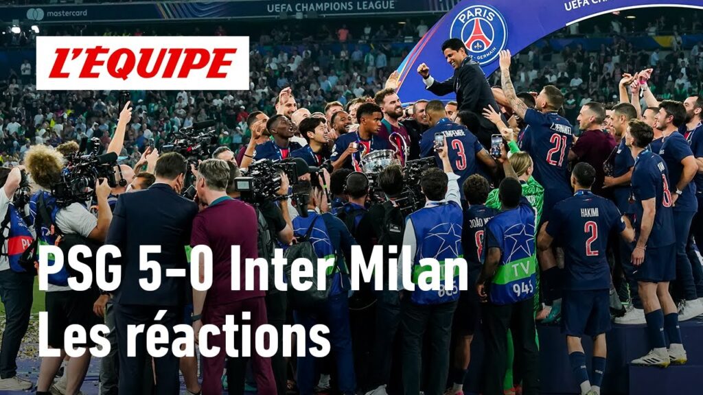 PSG 5-0 INTER MILAN : Nuno Mendes, Joao Neves, Luis Enrique... Toutes les réactions des Parisiens !