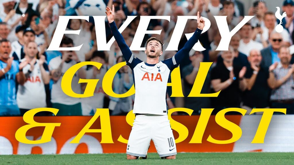 All of James Maddison's goals and assists from 2024/25!