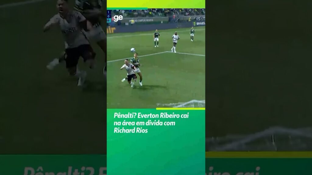 Pênalti de Richard Rios em Éverton Ribeiro? #Palmeiras #Flamengo #Brasileirão #Sistema