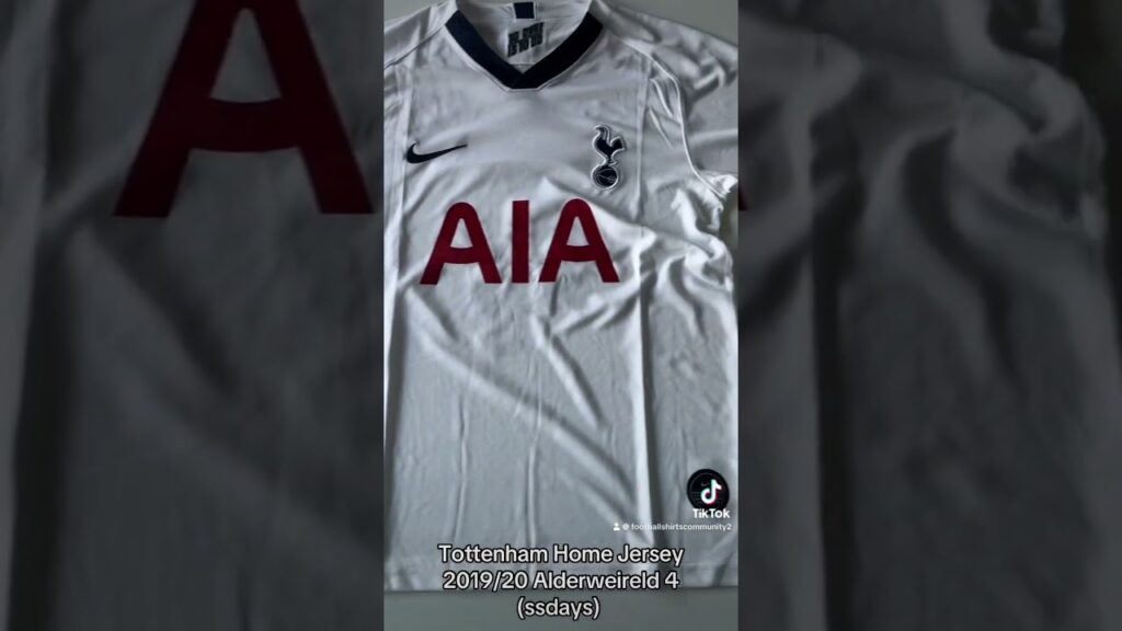 Tottenham Home Jersey 2019/20 Alderweireld 4 (ssdays)  #football #footballclub #spurs #tottenham