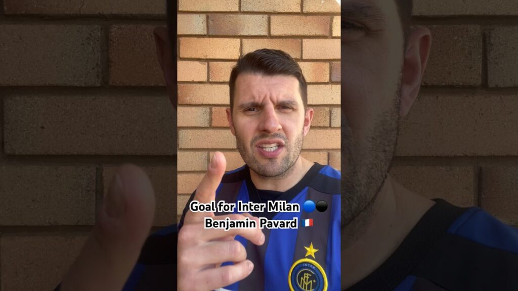 Goal for Inter Milan 🔵⚫️Benjamin Pavard 🇫🇷 #pavard #intermilan #seriea #footballshorts #inter