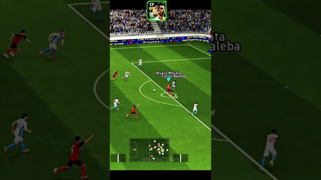 alvaro morata. #football #pes #efootball #shorts #efootballmobile