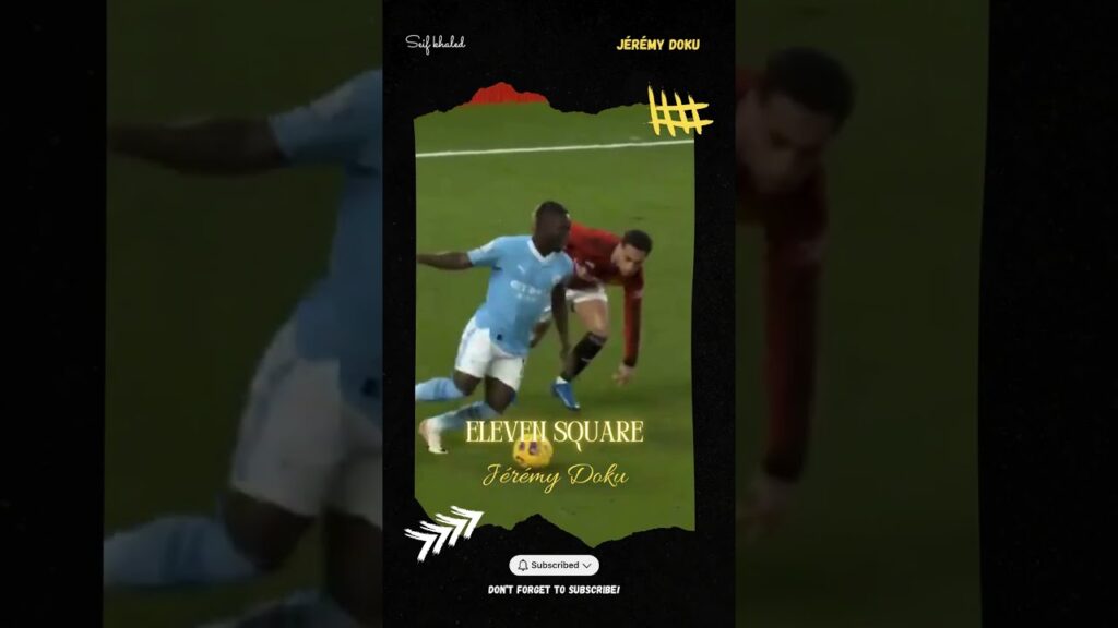 Jeremy Doku is a Cheat Code! 🔥 Dribbling, Pace & Goals ⚡🇧🇪  #footballskillschallenge #mancity