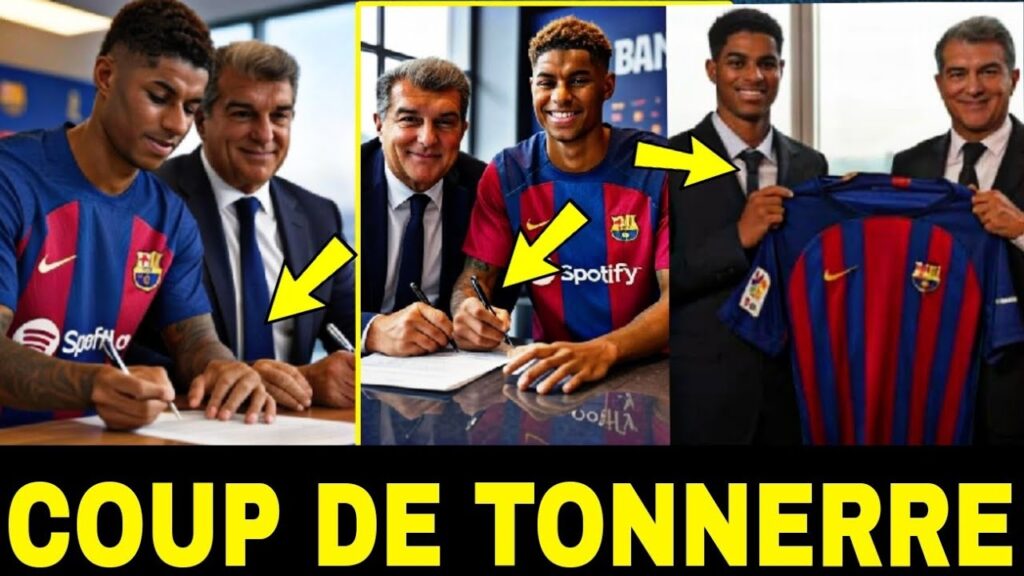 🚨OFFICIEL ✅ : MARCUS RASHFORD SIGNE AU FC BARCELONE ET ENTRE DANS UNE NOUVELLE DIMENSION 🗞️FABRIZIO!