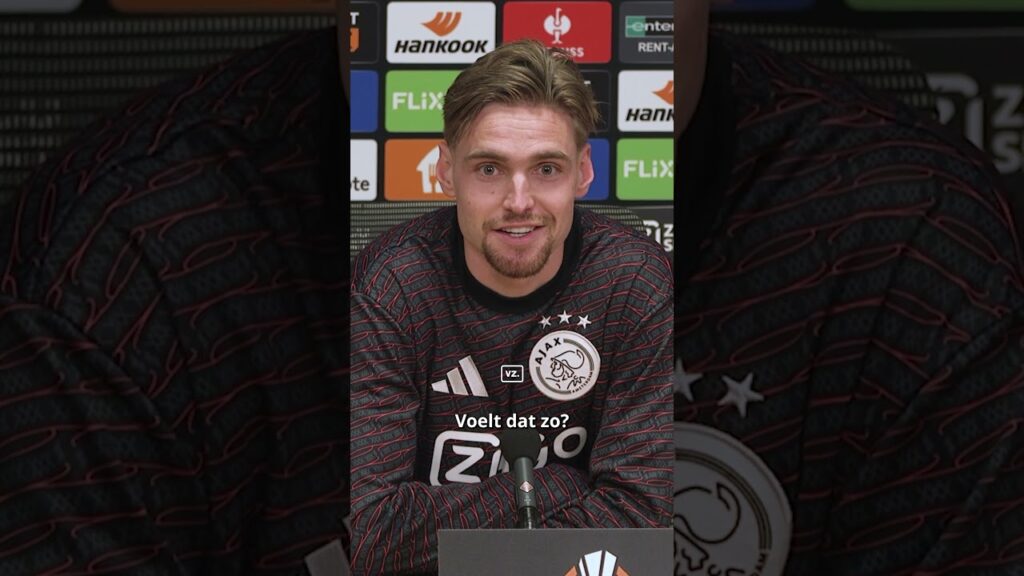 Kenneth Taylor is ook na de wedstrijd tegen Union Sint-Gillis nog messcherp 😅🔥#taylor #ajax