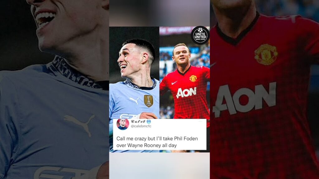 😱🤯Phil Foden vs. Wayne Rooney – Who’s Better? 🔥 #football #mufc #rooney #mancity #manutd #foden