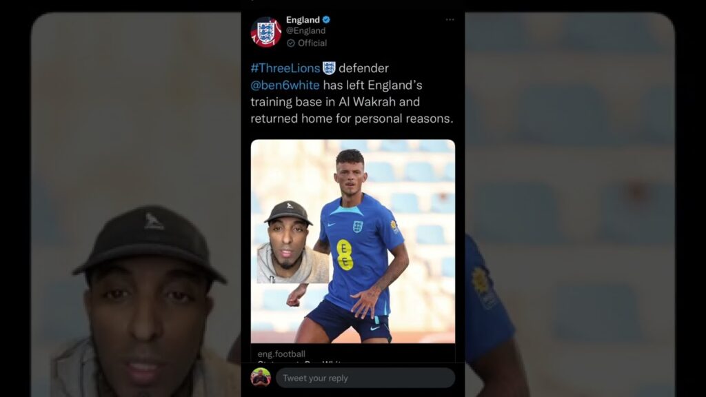 Ben White has left England’s World Cup Camp and returned home | Arsenal News Today #arsenal #shorts