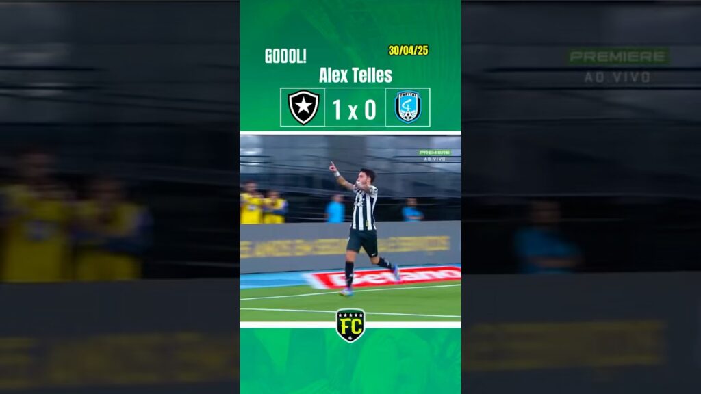 Gol do Botafogo | Alex Telles | Copa do Brasil 30/04/25 #shorts #botafogo