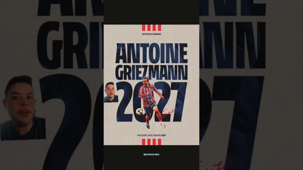 Antoine Griezmann RENOVADO #atleticomadrid #griezmann #renovation #mundialdeclubes #shorts #short