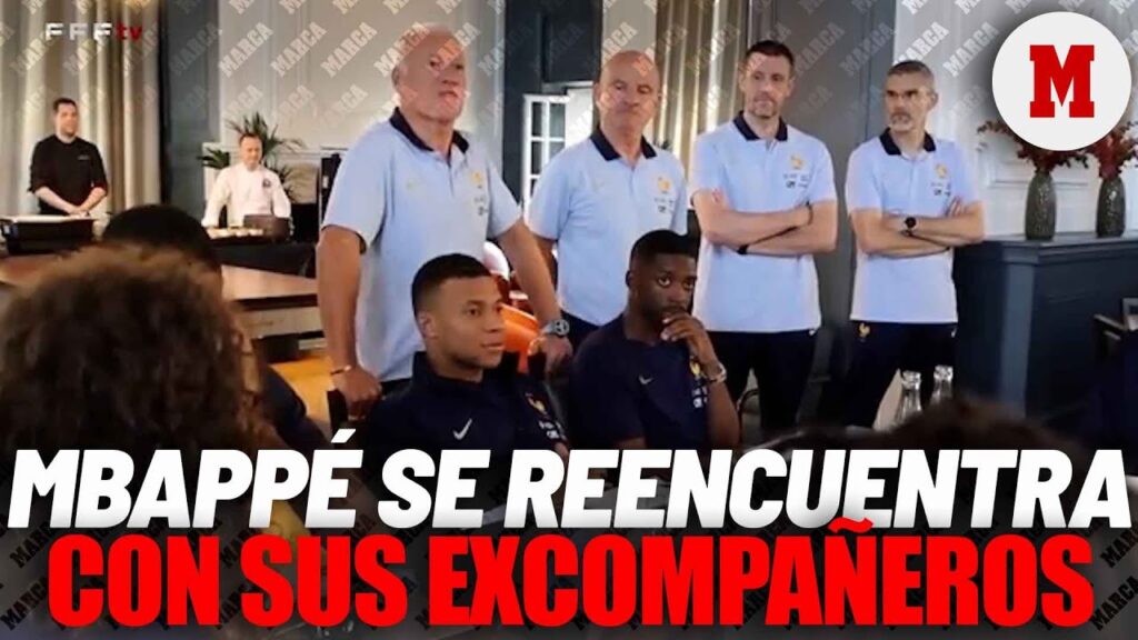 Mbappé se reencuentra con sus excompañeros del PSG... ¡campeones de Europa! I MARCA