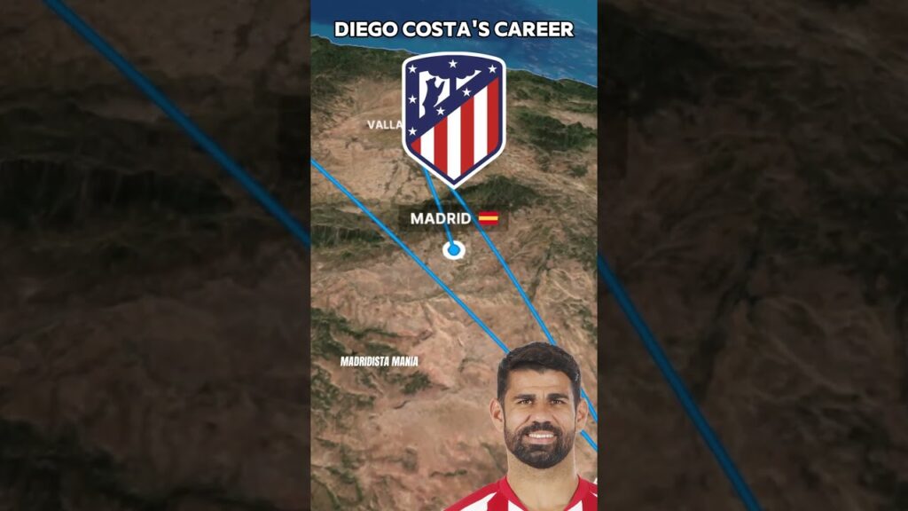 DIEGO COSTA'S CAREER 🇧🇷 🇪🇸 🏴󠁧󠁢󠁥󠁮󠁧󠁿 #madridistamania #football #atleticomadrid #chelsea