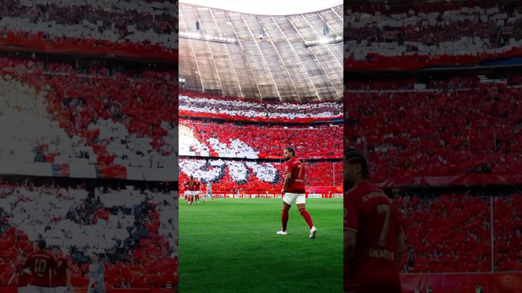 POV vs Photo - Bayern's 125 years Anniversary Match - Leroy Sané, Serge Gnabry and Sacha Boey