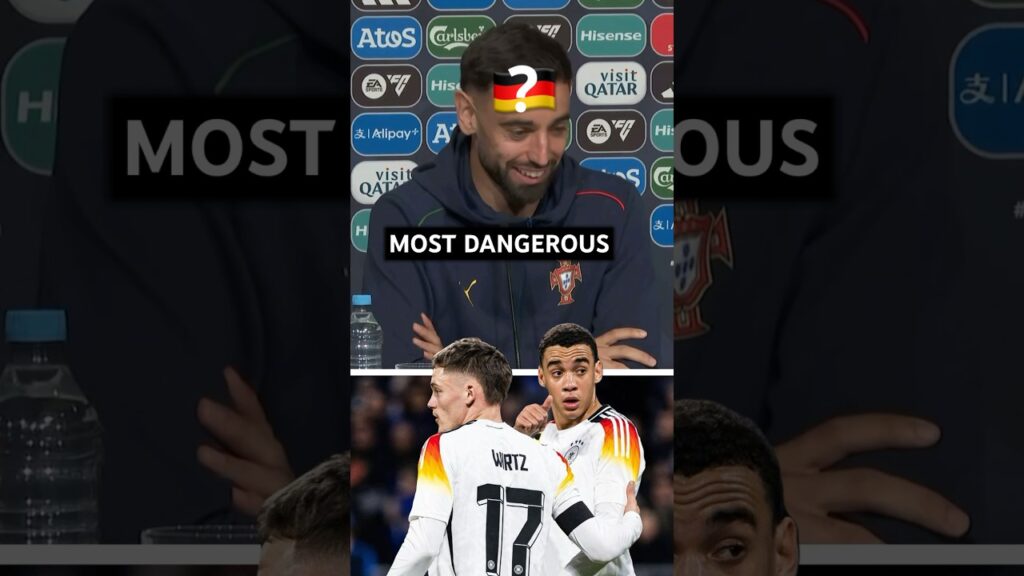 MOST DANGEROUS GERMAN?? BRUNO FERNANDES ABOUT JAMAL MUSIALA: