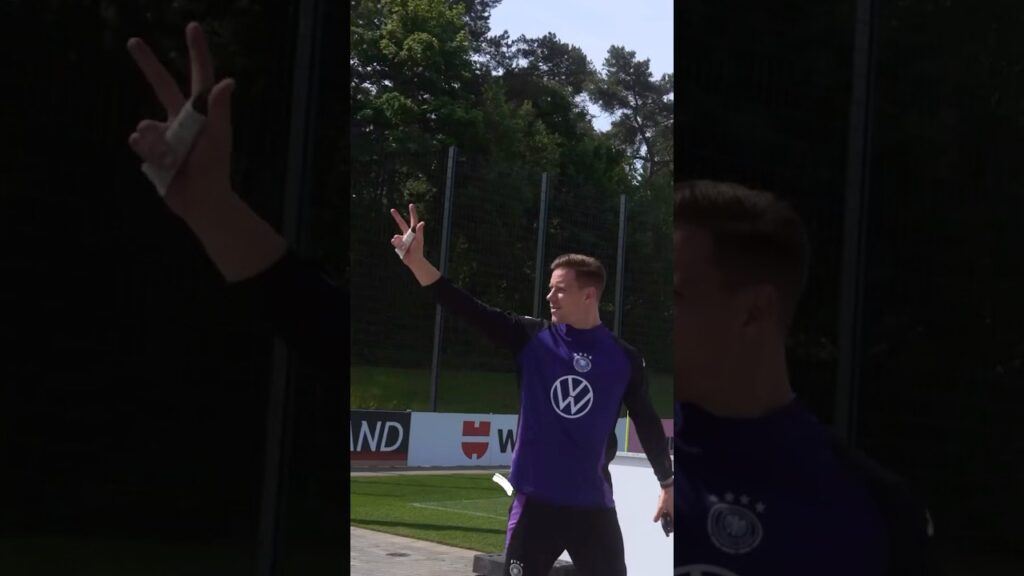 Marc-André ter Stegen is ready to start the game Germany vs Portugal for the Nations League 2025