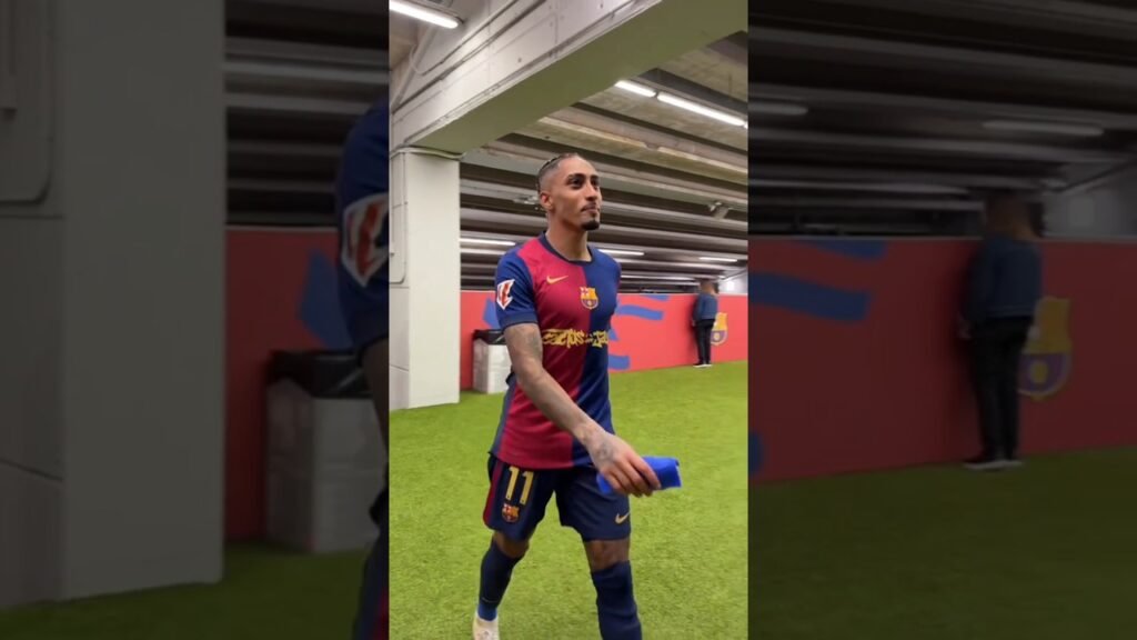 ❤️ Raphinha, Eric Garcia et Pedri après la victoire du Barça dans le clasico #football #shorts