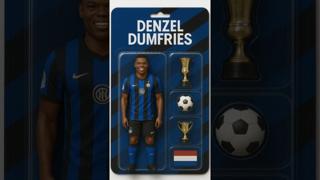 Denzel Dumfries Gets His OWN AI Powered Action Figure!