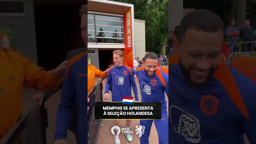 MEMPHIS NO TREINO COM A SELEÇÃO HOLANDESA 🇳🇱