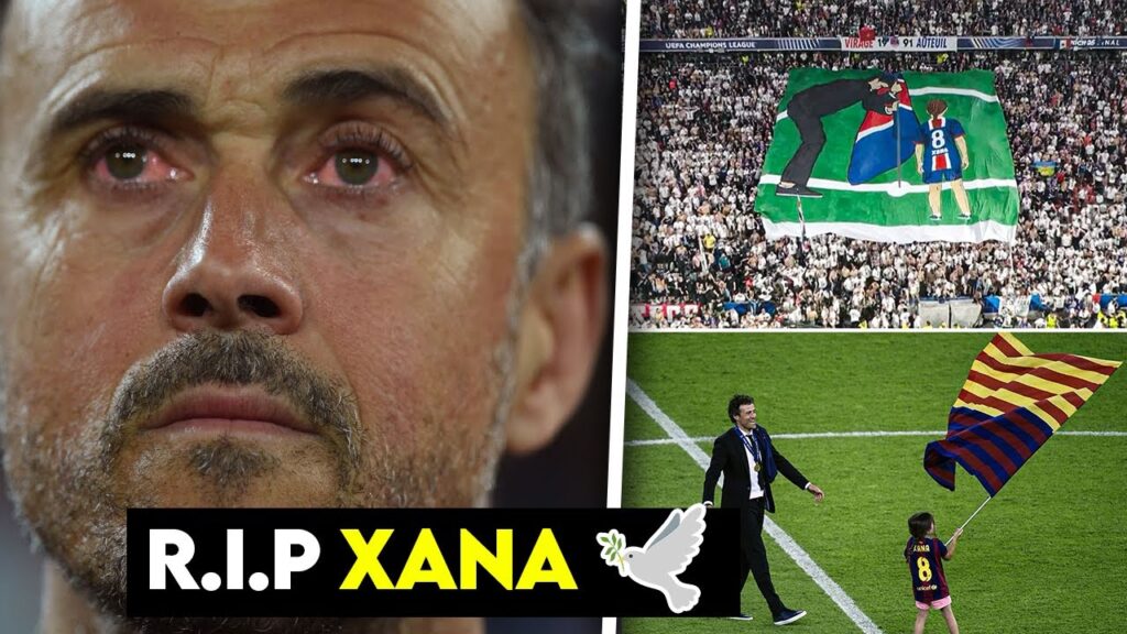 💔Luis Enrique Gets emotional after seeing Tifo of his Late daughter