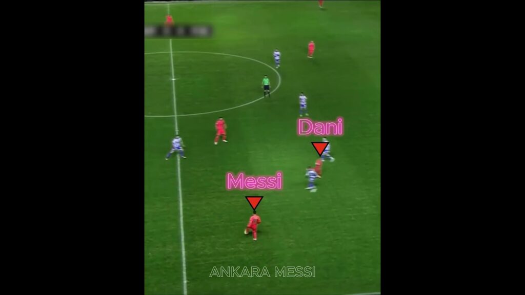 Defence destroy by small passes (Messi) (Dani Alves) #shorts #messi #danialves #argentina #brazil