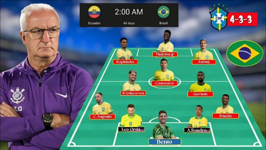 Brazil Vs Ecuador Dorival Júnior Most Favorite This Brazil Xi